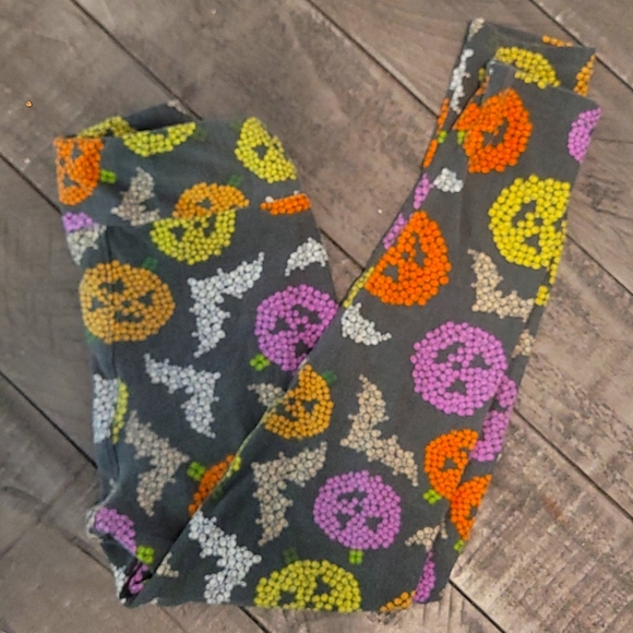 Girls Lularoe Halloween Leggings 